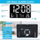 thumbnail image 3 of Reloj enchufable de lujo ligero, pantalla grande, silencioso, sala de estar simple, atenuación, control remoto, textiles para el hogar, decoración del hogar, reloj de escritorio, despertador, 3 of 6