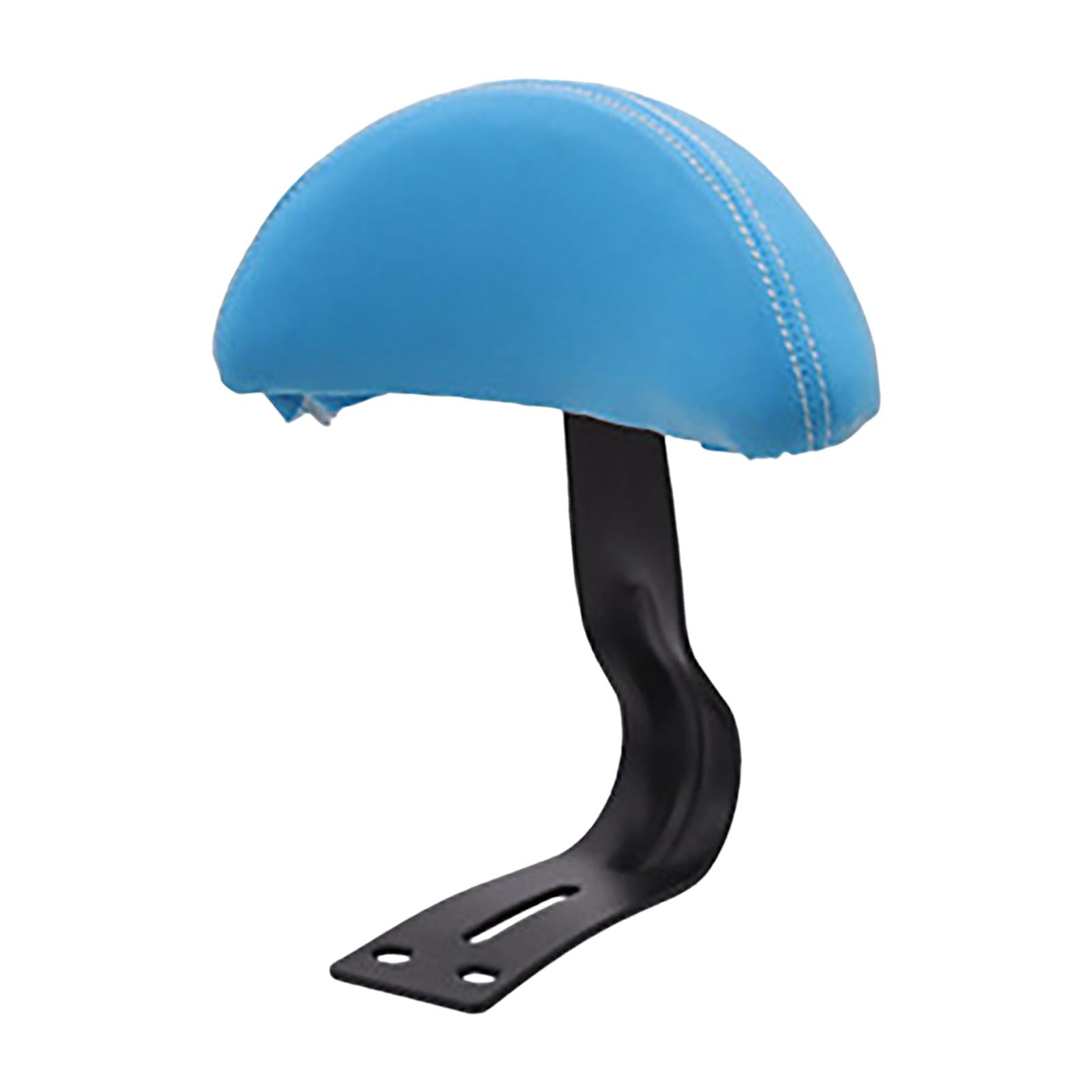 Magideal - Asiento De Bicicleta Transpirable Fácil De Instalar Respaldo De Seguridad Asiento Trasero De Bicicleta Cojín De Respaldo Para Motocicleta Niños , Azul