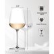 thumbnail image 5 of Juego de 4 copas de vino blanco LUNA & MANTHA, cristal, 400 ml, 5 of 6