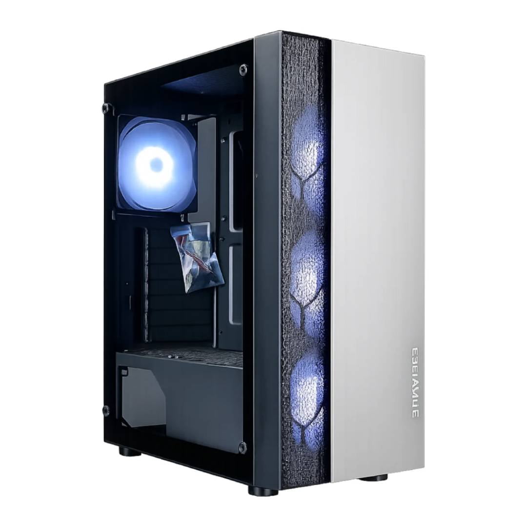 Gabinete Gamer Esgaming F05t-bk - Negro, Atx