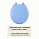 thumbnail image 2 of Asiento de inodoro Achim Fantasia, vinilo blando, 43 cm, color azul claro, 2 of 7