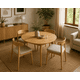 thumbnail image 4 of Mesa Comedor Oslo Redonda 100 cm Madera Natural, 4 of 4