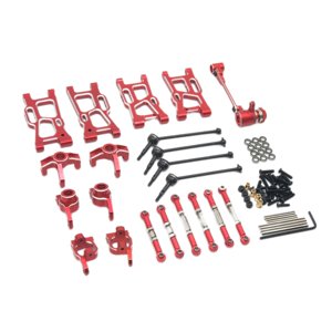Magideal - Kit De Piezas De Actualización Para Coche Rc Para 144010 144001 144002 Portátil Profesion , Rojo