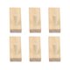 thumbnail image 2 of Juego De 6 Ganchos De Abrigo De Madera En Miniatura, Colgador De Ropa Para Juguetes De Casa De Mu?ecas 1/12, Clavija De Gancho, 2 of 5