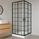 thumbnail image 1 of Shower Door Joytek Recto Cuadros Negros 80x80x198cm con Receptáculo, 1 of 5