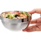 thumbnail image 5 of XmhyTop 4 piezas Bowl de Acero Inoxidable de 18 cm - Color Plata, Ideal para Cocina y Almacenamiento, 5 of 5