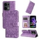 thumbnail image 2 of Funda tipo cartera FOXDOCK para OPPO Reno 14F 5G , diseño girasol en relieve, cuero PU, cierre magnético, soporte y tarjetero, 2 of 5