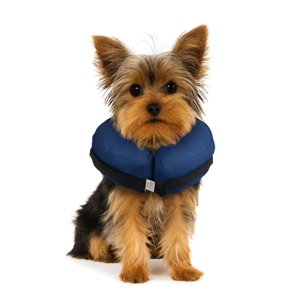 Genérico - Collar Inflable Xs (-15 Cm) Recuperación Perros Y Gatos Blanco Xs