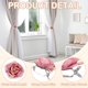thumbnail image 3 of Uxcell Sujetadores de Cortina con Flor de Rosa, 2 Piezas de Clips de Cortina Florales Artificiales, Hebillas Modernas para Sujetar Cortinas, Clips Decorativos para Ventanas, Degradado Púrpura, 3 of 6