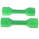 thumbnail image 2 of 1 par de pesas ligeras de plástico al aire libre ejercicio de fitness ejercicio ni?os verde, 2 of 5