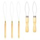 thumbnail image 1 of Mango De Madera Enhebrador Bucle Turner Gancho 1 Juego De Accesorios Reutilizable Beads Loader Set C, 1 of 5