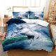 thumbnail image 1 of Running Horse Steed Animal Quilt Duvet Cover Set Children Soft Bedclothes3-Piece Bedding Set, 1 of 5