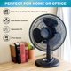 thumbnail image 2 of Ventilador de mesa EZ-CHILL SB-MTSH05-BLK, 30 cm, 3 velocidades, oscilante, negro, 2 of 6