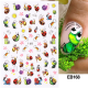 thumbnail image 1 of Evil Eye Snake Heart Nail Art Stickers, 3D Self Adhesive Flame Cute Animal Nail Art Decals Nail Decoration Accessories For Nail Art DIY, 1 of 3