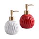 thumbnail image 3 of Dispensador De Jabon De Ceramica Reutilizable Para Ducha Color Blanco Rojo 2 Piezas, 3 of 5
