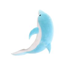 Bothyi - Delfín Animales De Peluche Juguete Almohada Para Dormir Para La Decoración Del Hogar Azul 70 Cm