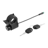 Magideal - Controlador De Velocidad Del Acelerador De Pulgar De 5 Pines Fácil De Instalar Accesorio Profesional Resistente Acelerador De Pulgar Para Bicicleta