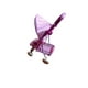 thumbnail image 2 of Coche de muñeca con mango y respaldo ajustable, 2 of 3