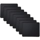 thumbnail image 1 of Kriture Mouse Pad Paquete de 8 con Borde Cosido, Base de Goma Antideslizante, Mouse Pad de Textura Premium E Impermeable para Computadoras, Laptop, Oficina y Hogar, 10.2x8.3 Pulgadas, 3 Mm, Negro, 1 of 6