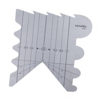 Magideal - Regla Para Cortar Cintas Regla Para Cintas Regla Para Proyectos De Bricolaje Resistente Fácil De Usar Múltiples Formas Multifunción Para Entusiastas