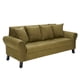 thumbnail image 2 of Sofa Lua 3c Felpa 20 Verde Musgo, 2 of 4
