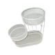 thumbnail image 1 of Cesta De Frutas Sirviendo La Bandeja Baneta De Pan Rack De Verduras Para Pan Cebolla Vegetariana Blanca, 1 of 5