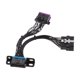 thumbnail image 2 of Divisor Negro OBD2 OBDII Y De 16 Pines Macho A Hembra Cable De Extensión De Conector, 2 of 4