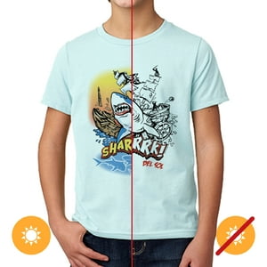 Delsol - Camiseta Para Niños - Sharrrk De Para Niños - Camiseta (Yxs)