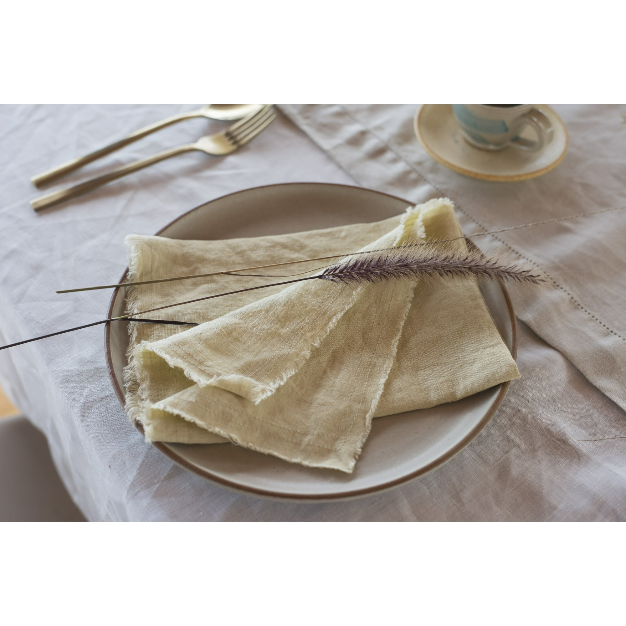 Purolino - Servilletas Rusticas 100% Lino