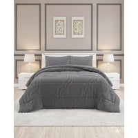 Mylhogar - Chiporro Premiun Cubrecama De Invierno Super King 250 Cm X 270 Cm Gris