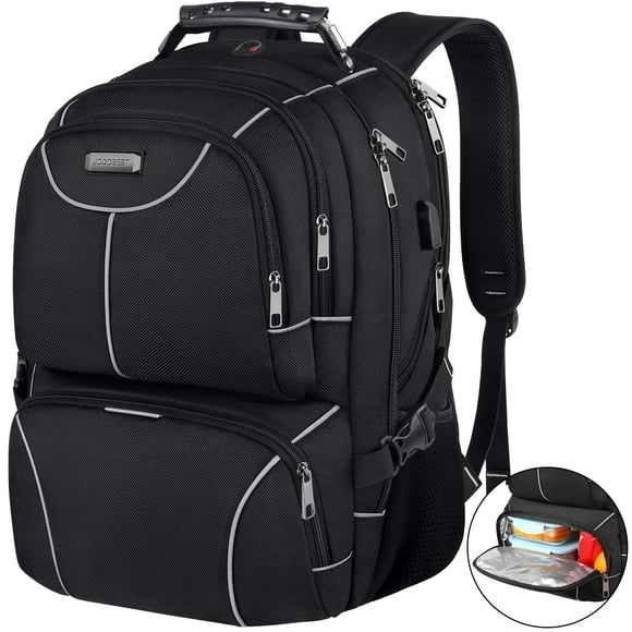 Mochila tipo lonchera VECKUSON con aislamiento térmico para portátil de 17,3 pulgadas