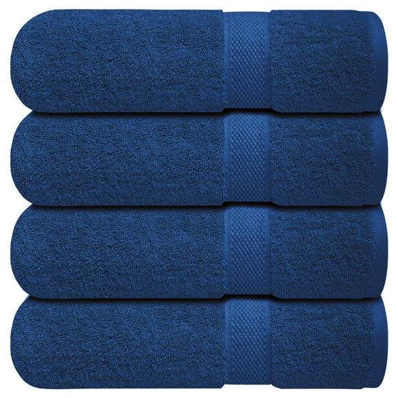 Toallas de baño Infinitee Xclusives Premium, 100% algodón, paquete de 4