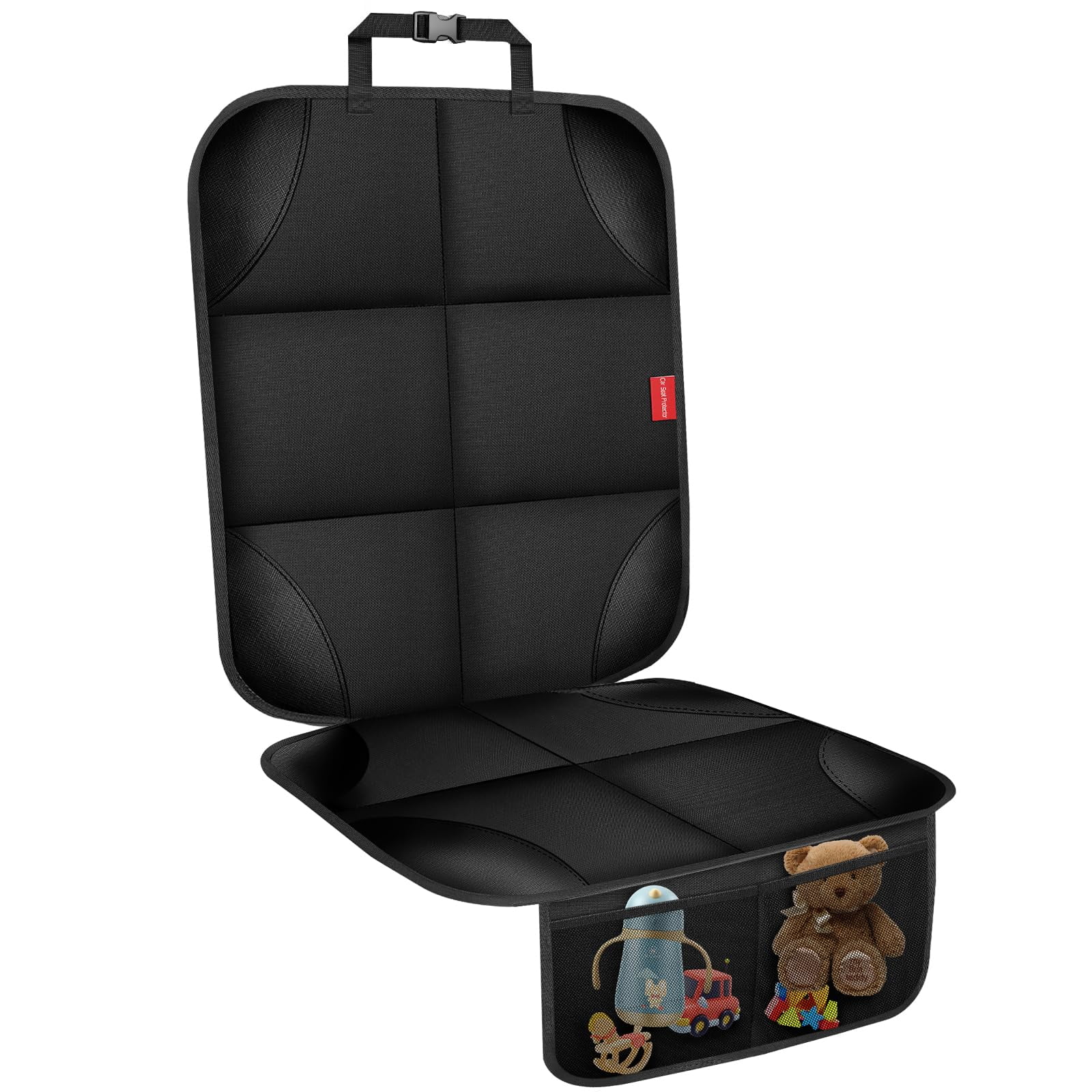 Protector De Asiento De Coche Occkai Impermeable Con Bolsillos De Almacenamiento