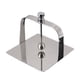 thumbnail image 1 of Servilletero De Acero Inoxidable, Organizador De Mesa Liso Para Restaurantes Occidentales, Cuadrado Plateado, 1 of 5