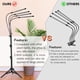 thumbnail image 5 of Grow Light Ghodec 5500K de espectro completo con soporte para plantas de interior, 5 of 7