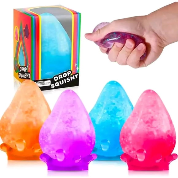 Pelota Antiestres Squishy Recuperación Lenta Relajante Gota Celeste