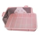 thumbnail image 4 of Caja De Arena Para Conejos, Baño Para Mascotas, Gato, Conejos, Conejito, Pequeño Animal, Orinal, Entrenador, Rosa, 4 of 5