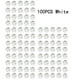 thumbnail image 1 of 100x Clips Para Cables Organizador De Cables Para Cables De Carga Blanco, 1 of 5