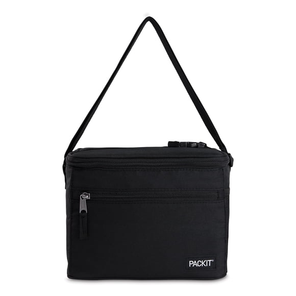 Lunchera PackIt Esencial Freezable Negra con Tecnología ECOFREEZE