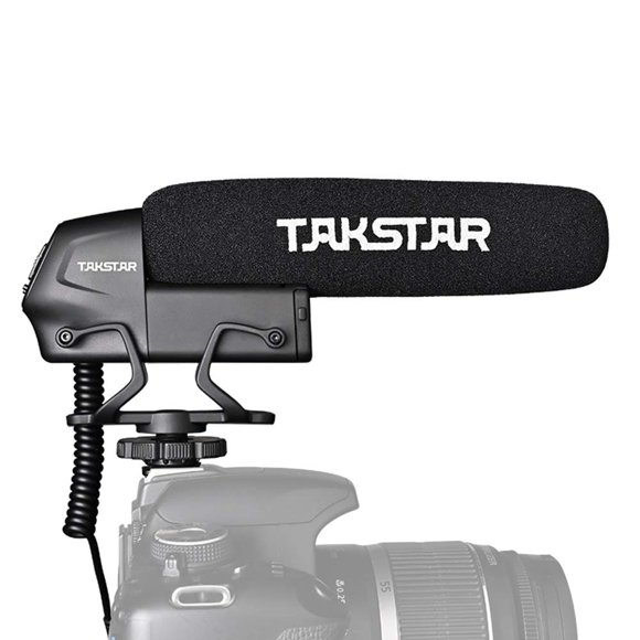 Micrófono de condensador integrado en la cámara para entrevistas TAKSTAR SGC-600