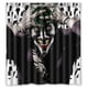 thumbnail image 1 of Cortina de ducha con diseño de Joker loco y divertido, con ganchos, 66 x 72 pulgadas, 1 of 3