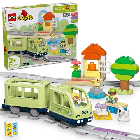 Set De Tren De Aventuras Interactivo Lego Duplo Town De Building Toy
