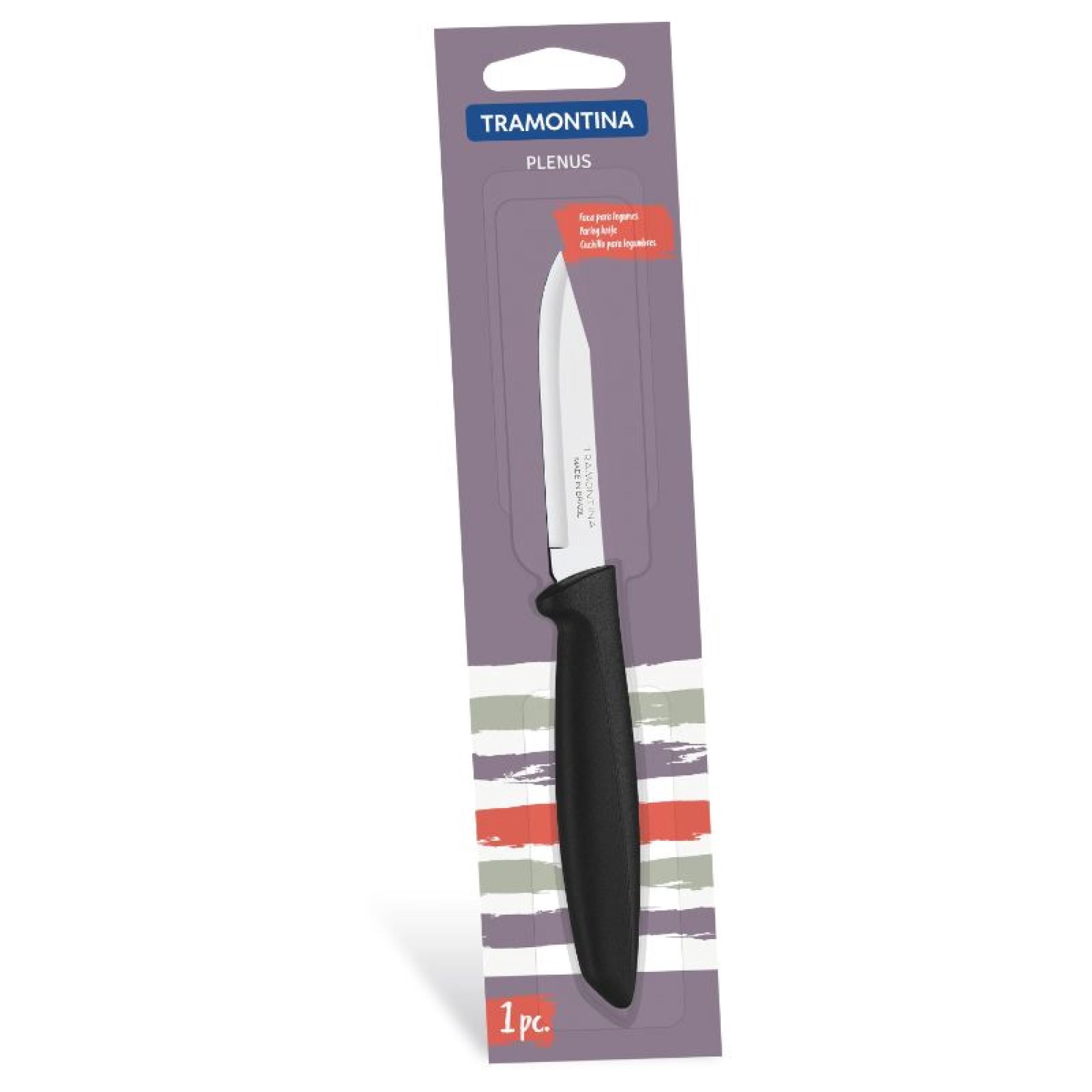 Cuchillo Legumbres Plenus 1 Pieza Acero Inoxidable - Pp Negro