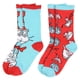 thumbnail image 2 of Calcetines Bioworld Dr. Seuss con gato con sombrero y pescado para niños de 7 a 9 años, 2 of 5