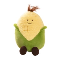 Magideal - Cojín De Sofá De Peluche De Comida Con Piernas Lindo Creativo Decoración Planta Peluche Para Fiesta De Cumpleaños Decoración Del Hogar Niños Maíz Amarillo