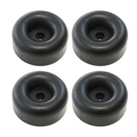 Magideal - 4X Parachoques De Goma Para Puerta De Rampa De Remolque Para Camión Con Orificio, Piezas De Reparación, Repuestos Profesionales, Fácil De Instalar, Re