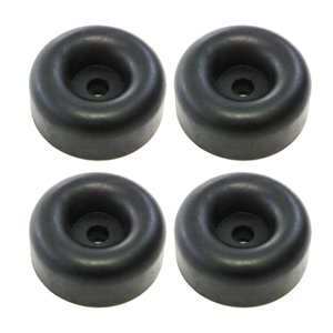 Ioensy - 4X Remolque Rampa Puerta Camión Parachoques De Goma Piezas De Repuesto Reemplazo Parada De Carga