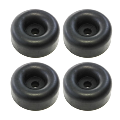 Ioensy - 4X Remolque Rampa Puerta Camión Parachoques De Goma Piezas De Repuesto Reemplazo Parada De Carga