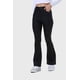 thumbnail image 2 of Jeans Mujer Flare Engomado Negro, 2 of 4