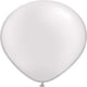 thumbnail image 1 of Globos de látex Qualatex Pearl, 16 cm, color blanco (paquete de 50), 1 of 1